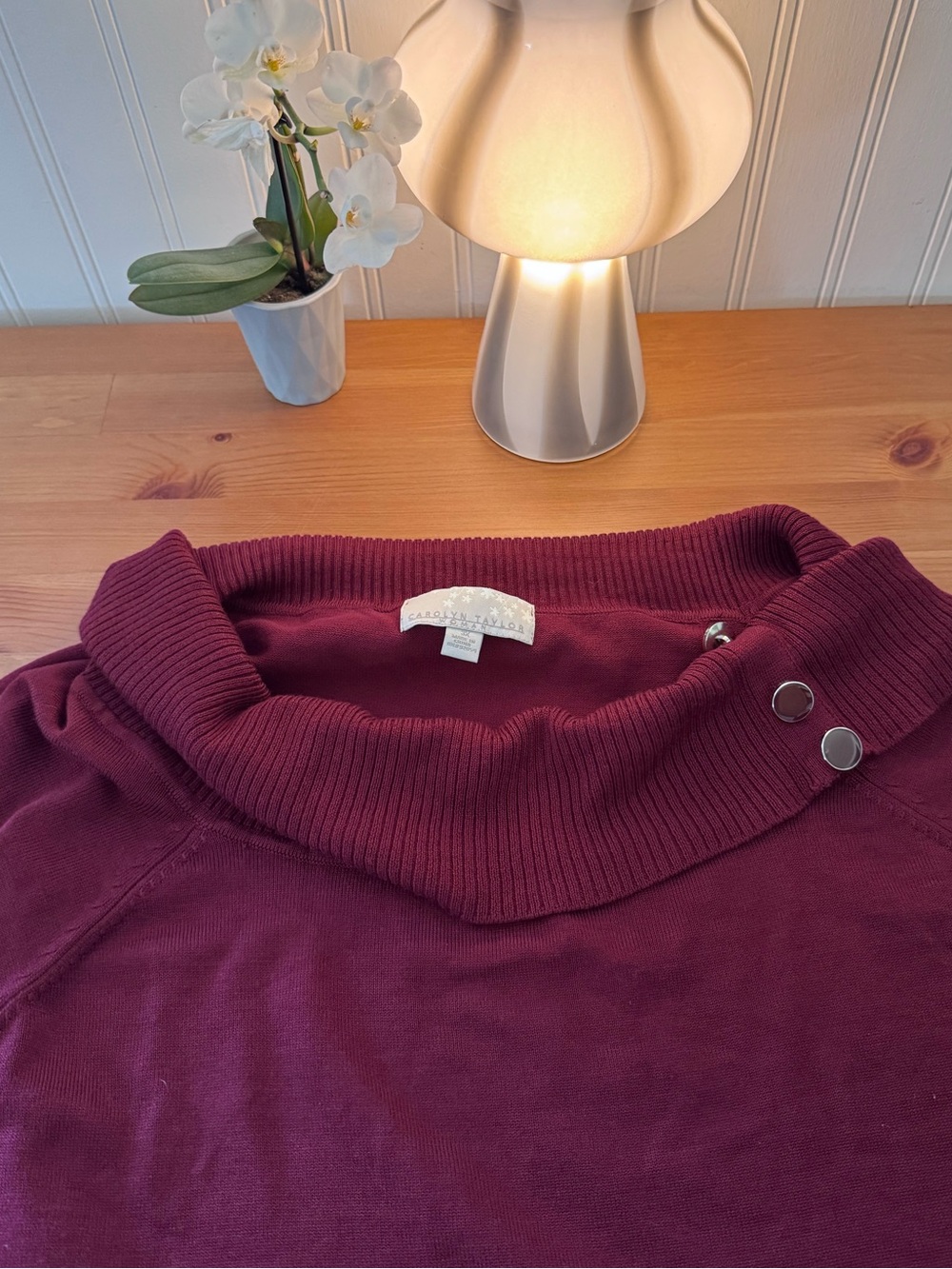 Carolyn Taylor Zinfandel Pullover Sweater with Size 3X New With Tags